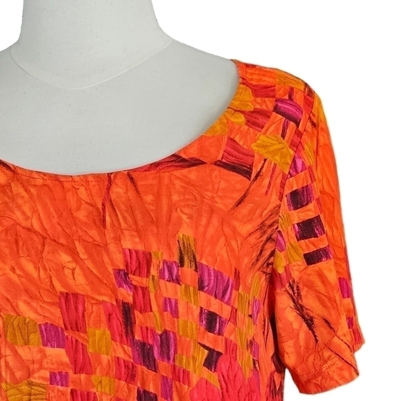 Jams World Fireflower Vintage Midi Side Slit Floral Dress Size Small - Picture 3 of 15